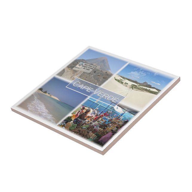 zCV24 CAPE VERDE, Mosaik, Afrika, Kühlschrank Fliese (Seite)