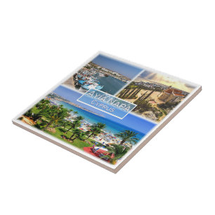 ZCY003 AYIA NAPA Hafen Nelia, Zypern, Fliese