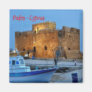 ZCY013 PAFOS Byzantine Forte, Zypern, Kühlschrank Magnet