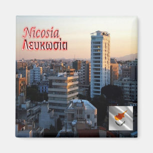 zCY015 NICOSIA Zypern, Kühlschrank Magnet