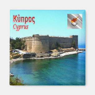 ZCY024 KYRENIA CASTLE Zypern, Kühlschrank Magnet