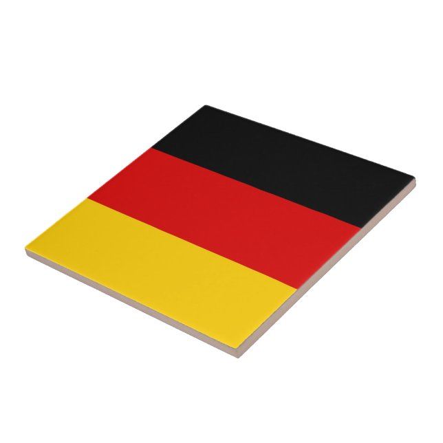 zDE001 DEUTSCHE FLAG, Deutschland, Fliese (Seite)
