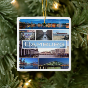 zDE003 Mosaik von HAMBURG in Deutschland, Europa, Keramikornament