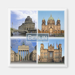 zDE018 BERLIN Deutschland, Kühlschrank Magnet