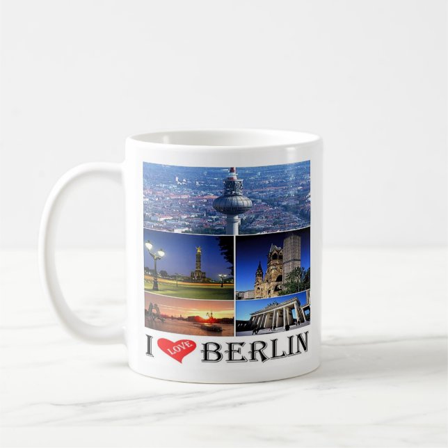 zDE020 BERLIN I LIEBE Deutschland, Kaffee-Tasse Kaffeetasse (Links)