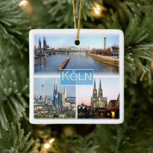 zDE025 KÖLN Deutschland, Europa, Keramikornament