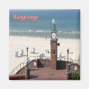 zDE034 WANGEROOGE SHORE Frisian Islands Germany, Magnet