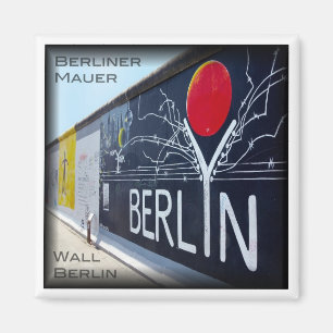 zDE050 BERLIN WALL Deutschland - Kühlschrank Magnet