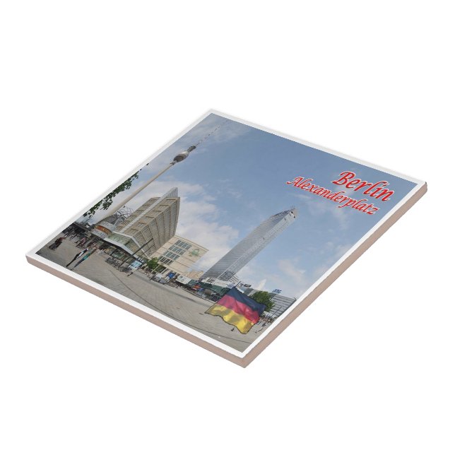 zDE060 BERLIN ALEXANDERPLATZ Deutschland, Fliese (Seite)