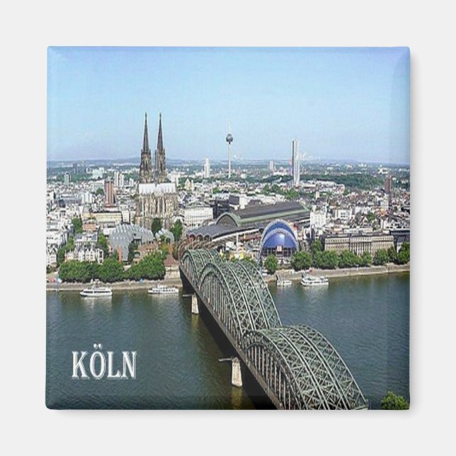 zDE078 KÖLN COLONIA Deutschland, Kühlschrank Magnet (Vorne)