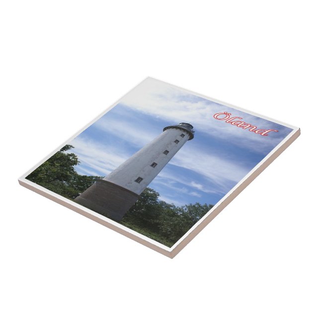 zDE096 ÖLAND LIGHTHOUSE Frisische Inseln, Fliese (Seite)