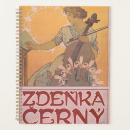 Zdenka Cerny Plakat von Alphonse Mucha Planer