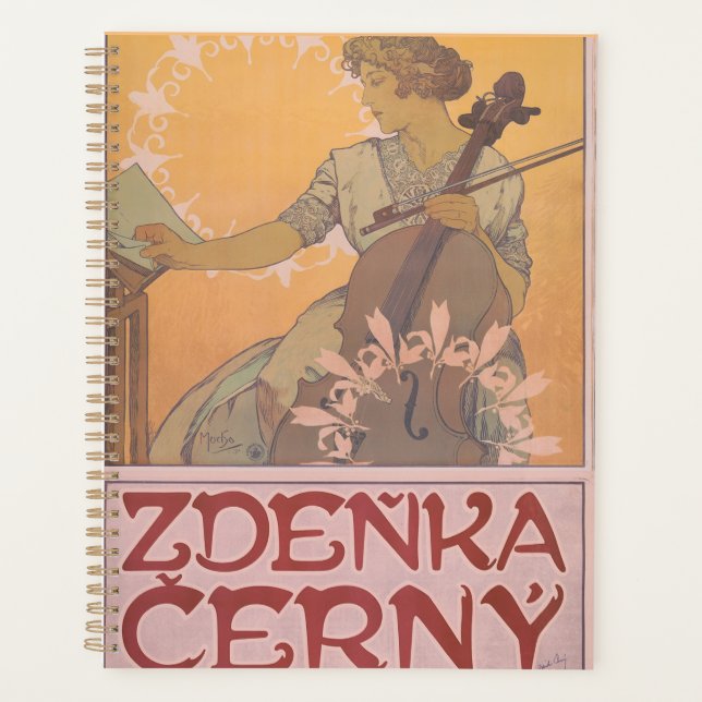 Zdenka Cerny poster by Alphonse Mucha  Planer (Vorderseite)