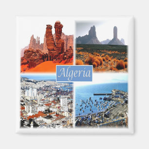 zDZ009 ALGERI-Mosaik, Algerien, Afrika, Kühlschran Magnet