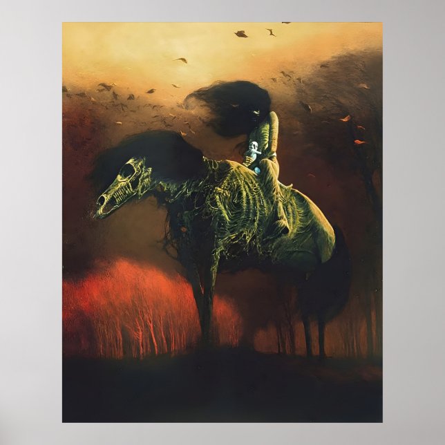 Zdzislaw Beksinski art style Poster (Vorne)