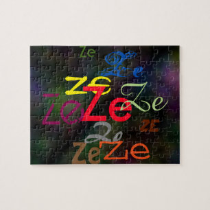 Ze/Custom Pronoun überall im Puzzle