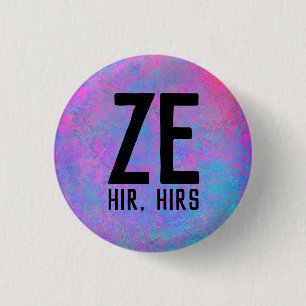 Ze Hir Hirs Pronomen Button