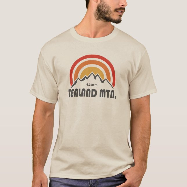 Zealand Mountain New Hampshire T-Shirt (Vorderseite)