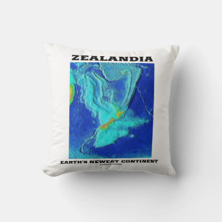 Zealandia Erdenneuster Kontinent Kissen