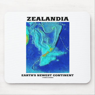 Zealandia Erdenneuster Kontinent Mousepad