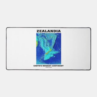 Zealandia Erdenneuster Kontinent Schreibtischunterlage