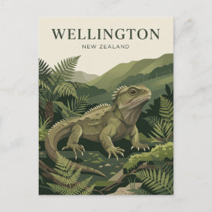 Zealandia Te Māra a Tāne Neuseeland Postkarte