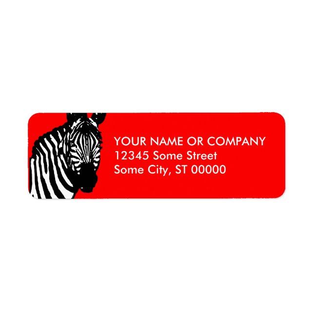 Zebra. (Vorne)