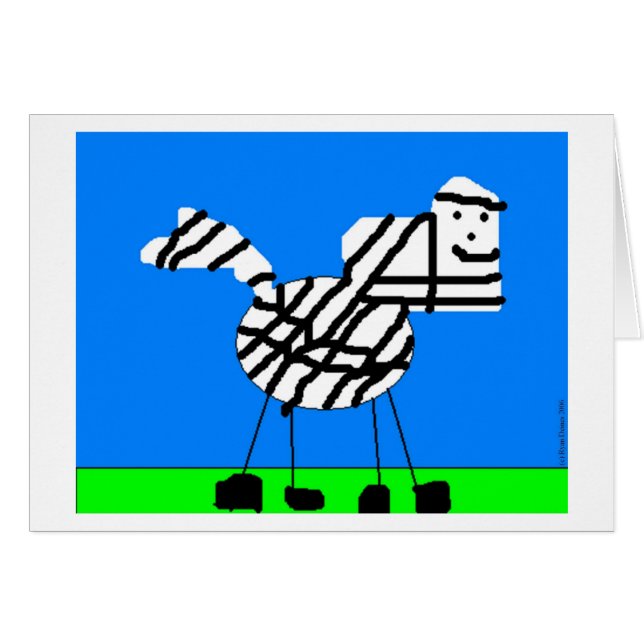 Zebra (Vorderseite (Horizontal))
