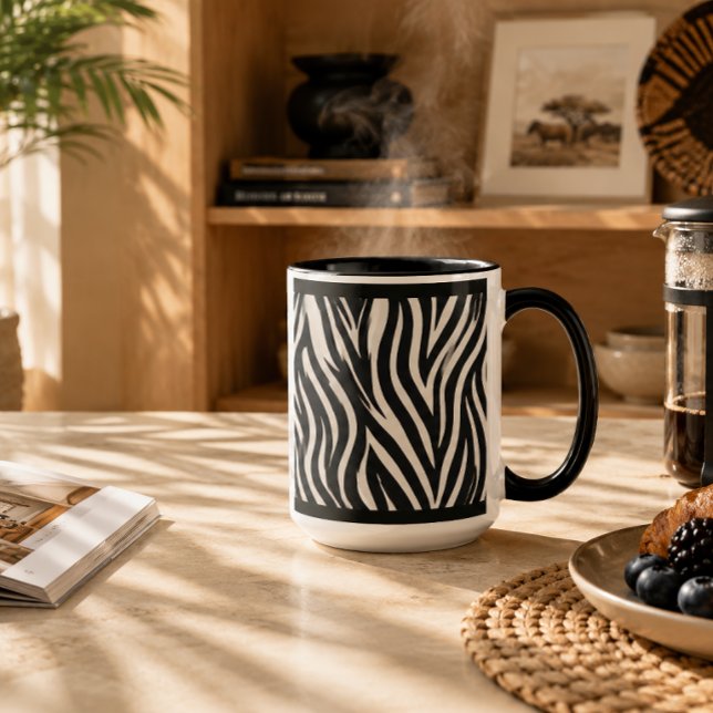 "ZEBRA" 11 OZ. KAFFEE TASSE (Von Creator hochgeladen)