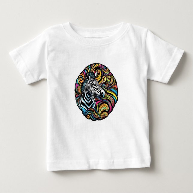Zebra 1 baby t-shirt (Vorderseite)