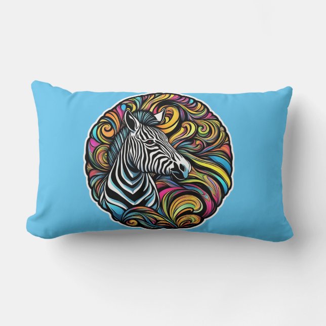 Zebra 1 lendenkissen (Vorderseite)