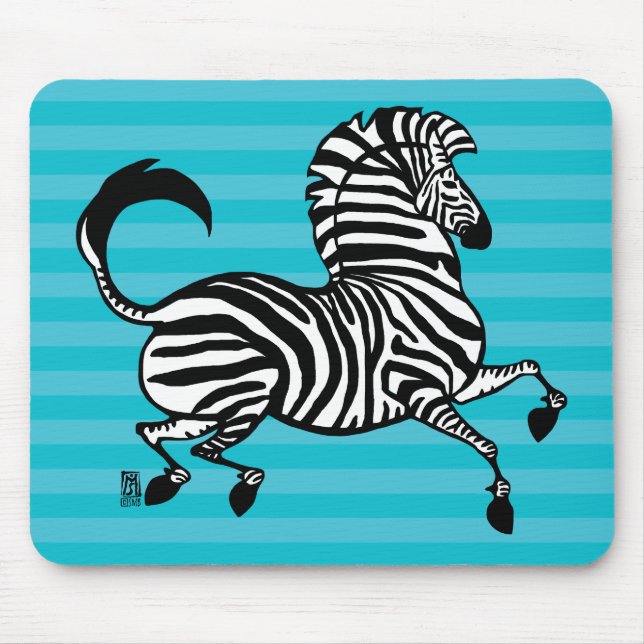 Zebra 1 Mousepad (Vorne)