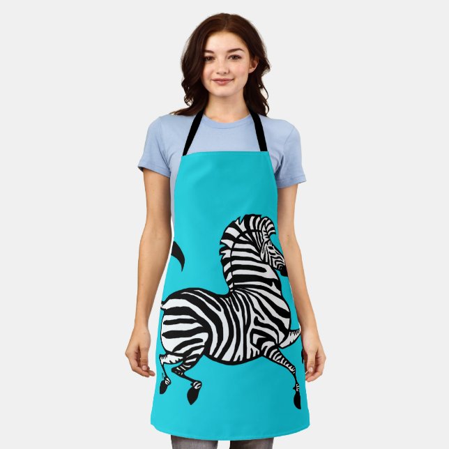 Zebra 1 Schürze (Getragen)