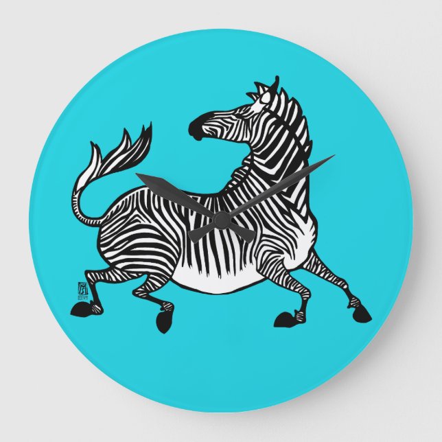 Zebra 4 Uhr (Vorderseite)