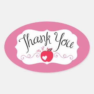 Zebra ABCs rosa Tags Ovaler Aufkleber