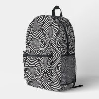 Zebra Abstrakt B&W Sherpa Blanket