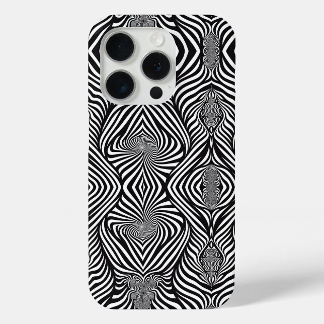 Zebra Abstrakt B&W Sherpa Blanket Case-Mate iPhone Hülle (Rückseite)