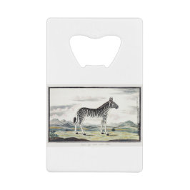 Zebra Africa Stripe Animal Zeichnend Illustration Geldbeutel Flaschenöffner