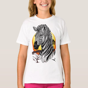 Zebra African Savanna Wild Animal T-Shirt