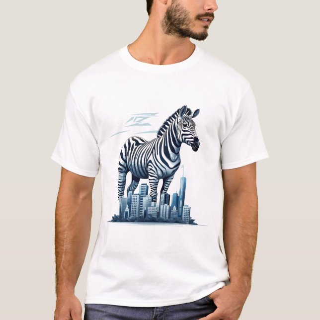 Zebra Animal Beauty Nature Naturerlebnis T-Shirt (Vorderseite)