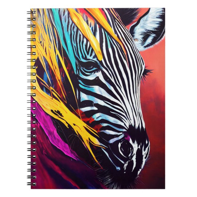 Zebra Animal Discovery Adventure Nature Planet Notizblock (Vorderseite)