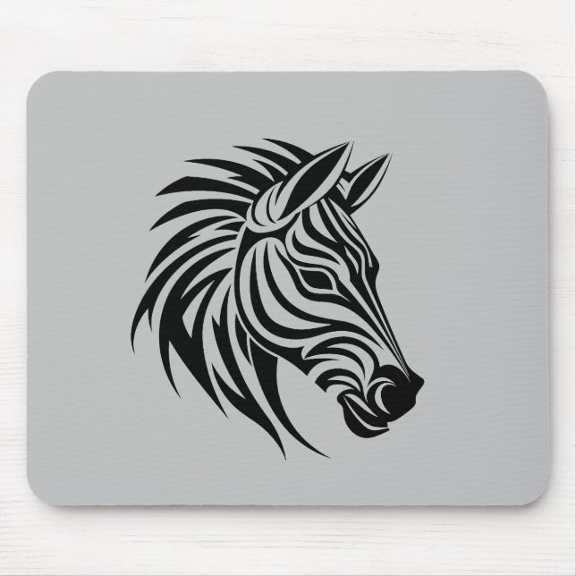 Zebra Animal Freedom World Wildlife Wonder Vector Mousepad (Vorne)