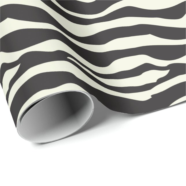 Zebra Animal Print Geschenkpapier (Rolleneckpunkt)