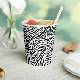 Zebra Animal Print Paper Cup Pappbecher