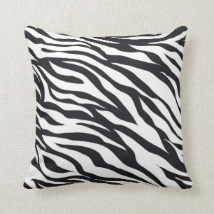 Zebra Animal Print throw Kissen
