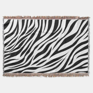 Zebra Animal Skin Print Pattern-15391 Decke