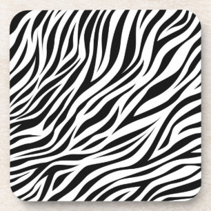Zebra Animal Skin Print Pattern-15391 Getränkeuntersetzer