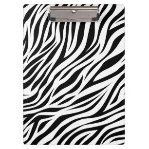 Zebra Animal Skin Print Pattern-15391 Klemmbrett
