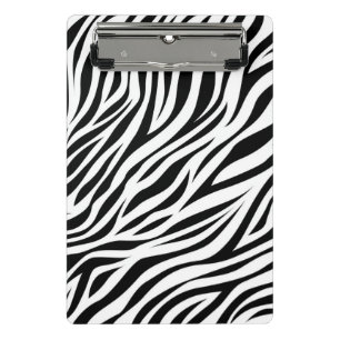 Zebra Animal Skin Print Pattern-15391 Mini Klemmbrett