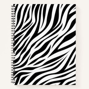 Zebra Animal Skin Print Pattern-15391 Notizbuch